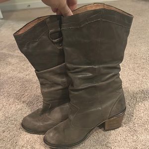 Vintage Steve Madden Gamble Leather Cowgirl Boots size 10